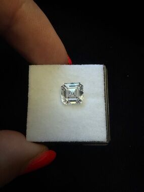 2.08ct Asscher Cut (Square Emerald) Lab Diamond